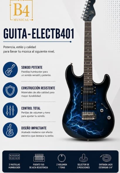 Guitarra eléctrica B4
